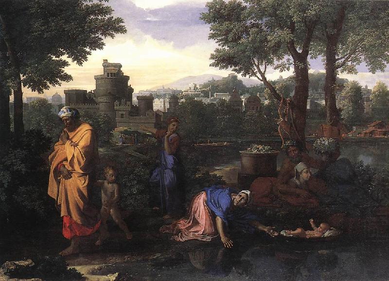 Exposition of Moses, Nicolas Poussin